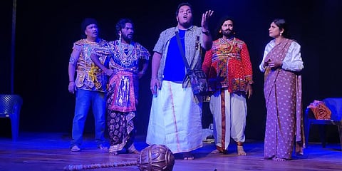 A homage to Marathi theatre