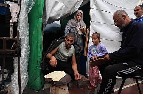 Many had left the north of the Palestinian territory after Israel warned people to flee south, saying it was safer there. (Photo | AFP)