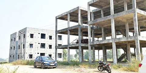 Incomplete double-bedroom project in Choppadandi