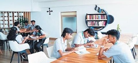 Rooftop library brews campus chai pe charcha