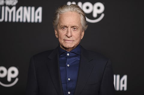 Michael Douglas arrives at the premiere of 'Ant-Man and the Wasp: Quantumania' on Feb 6, 2023, at Regency Village Theatre in Los Angeles. (Photo | AP)