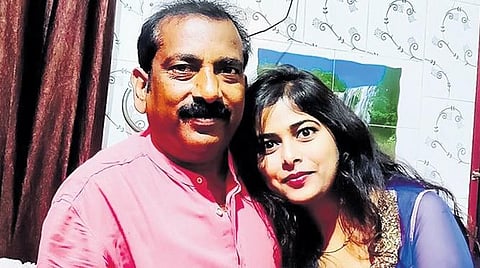 Sakshi Gupta with her father Prem