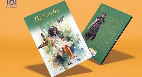 Butterfly book cover.
