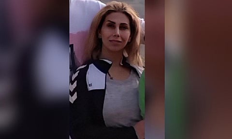 Mahsa Yazdani, the mother of a slain Iranian protestor, was sentenced to 13 years in prison by an Iranian court. (Twitter)