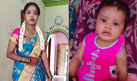 Soundraya and her daughter Leela came in contact with a live 11KV wire fallen on the footpath of Hope Farm Signal and got electrocuted.