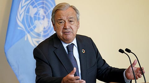 Antonio Guterres, Secretary General of the United Nations.