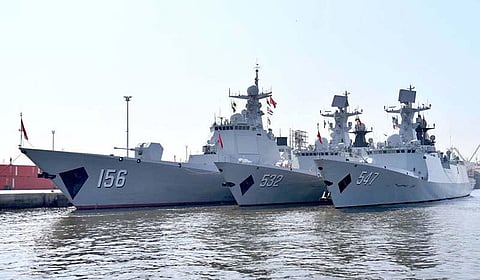 Pakistan-China Joint Naval Exercise “Sea Guardian-2023”. (Associated Press of Pakistan website)