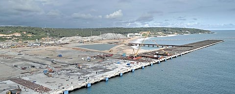 FILE - A view of Vizhinjam port. (Photo | EPS)