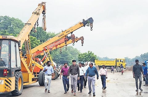 Construction works around Island Grounds are expected to be completed by the end of November, say officials | Express