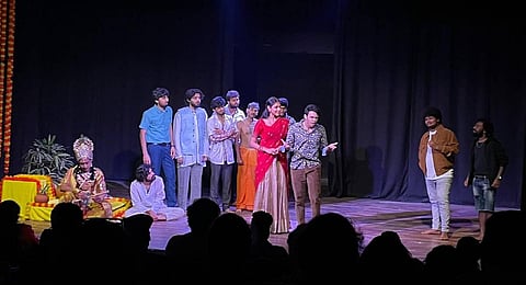 The play delves into a poignant question: What happens when God confronts humanity’s core principles?