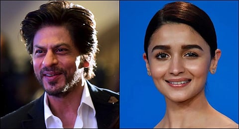 Actors Shah Rukh Khan and Alia Bhatt (File Photos | AFP)