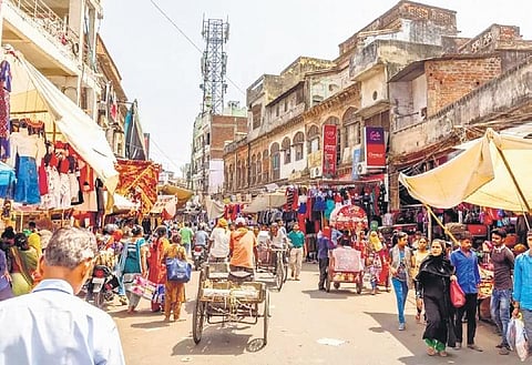 Chandni Chowk market.
