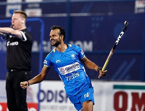 Indian hockey player Lalit Upadhyay. (Photo | Express)