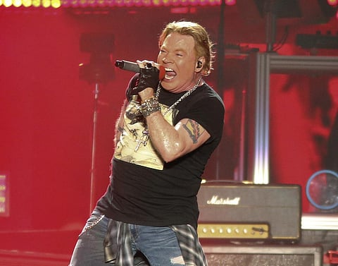 Guns N’ Roses singer Axl Rose (Photo | AP)