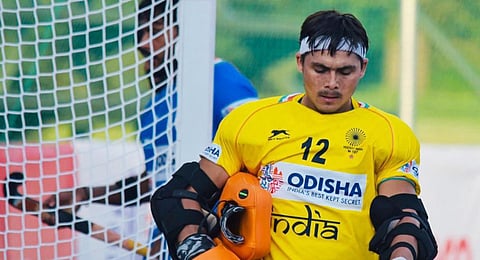 Indian hockey player Krishan Pathak.