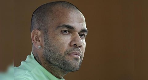FILE - Brazil's Dani Alves listens to a question during a press conference on the eve of the group G World Cup soccer match between Brazil and Cameroon in Doha, Qatar, on Dec. 1, 2022. (Photo | AP)