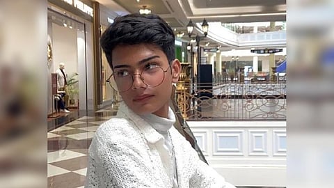 16-year-old queer artist was cyber bullied for wearing a saree during Diwali.