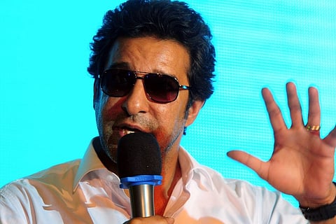Former Pakistan cricket team captain Wasim Akram. (File photo | AFP)