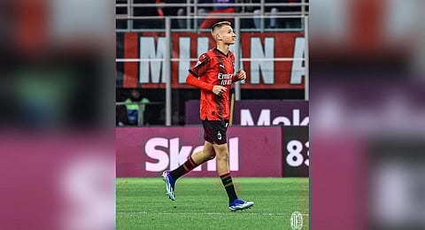 Francesco Camarda. (Photo | Twitter, @acmilan)