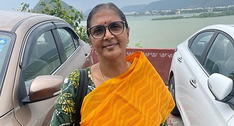 Geetha Bhascker Dhaassyam, CEO of Indfame and a multifaceted artist. (Photo | Express)