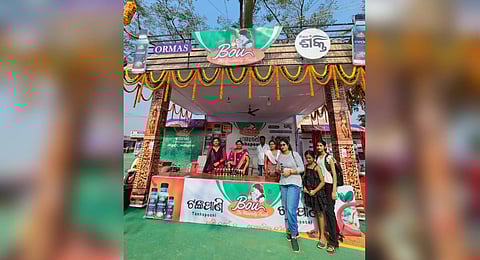 The stall selling Tanka Pani at the Pallishree mela | Express