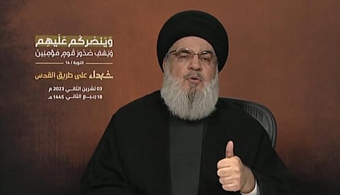 Hassan Nasrallah (Photo | Videograb)