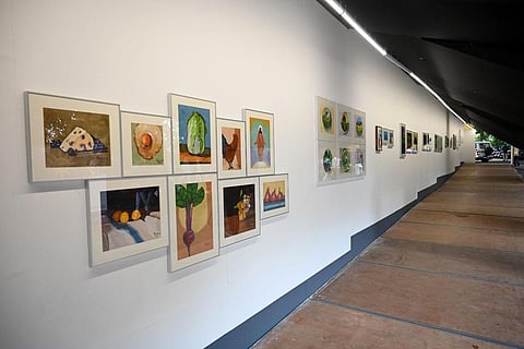 The exhibition is arranged in a temporary pavilion for seven days.