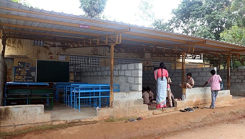 Government High School in Palamathi Hills of Vellore.