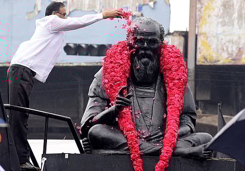 Periyar EV Ramasamy statue. (Photo | R Sathish Babu, EPS)