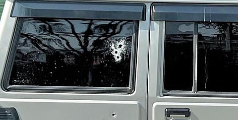 Meitei group chief Mayengbam Pramot Singh’s car riddled with bullet holes | Express