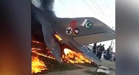 Screengrab from a video circulating on microblogging platform X formerly known s Twitter.