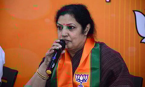Andhra Pradesh BJP chief Daggubati Purandeswari. (Photo | G Satyanarayana, EPS)