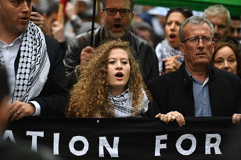 Palestinian activist Ahed Tamimi. (Photo | AFP)