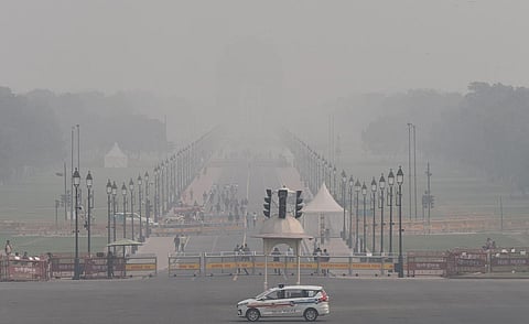 The overall air quality in Delhi continues to be in the 'severe' category, as per the Central Pollution Control Board. (Photo | Parveen Negi, EPS)