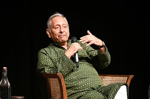 Mani Shankar Aiyar Former Minister of Panchayati Raj of India. (Photo | Nagaraja Gadekal)