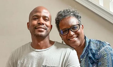 Stuntman Taraja Ramsess with his mom Akili Ramsess (Photo | Instagram)