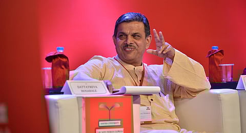 FILE - An image of RSS General Secretary Dattatreya Hosabale, used for representational purposes only. (Photo | EPS)