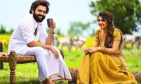 Ram Pothineni and Sreeleela in 'Skanda'