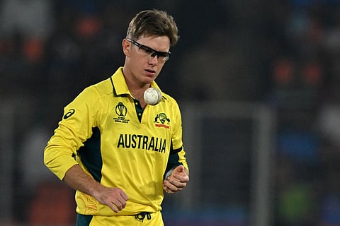 Adam Zampa spins it for Australia. (Photo | AFP)