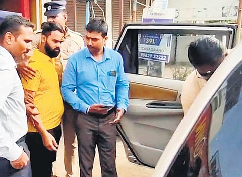 NIA officials conduct search at Padappai in Chennai on Wednesday | Express