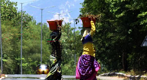 During lockdown, many Indian women were isolated and suffered both domestic and economic abuse from the men in their families. (FILE | EPS Photo)