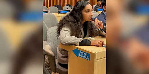 Veruschka Pandey, a youth changemaker from The International School, Bengaluru