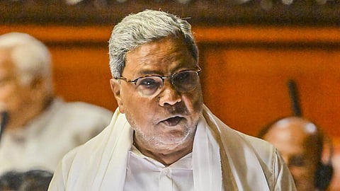 Karnataka Chief Minister Siddaramaiah.