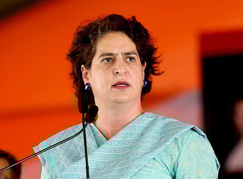 Congress leader Priyanka Gandhi Vadra. (File photo)