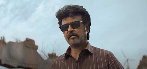 A still from 'Vettaiyan' title reveal video. (Photo | Youtube screengrab)