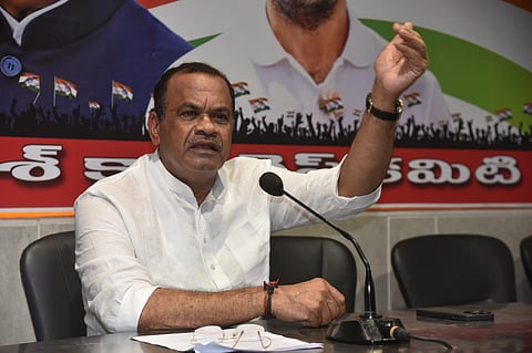 Roads and Buildings Minister Komatireddy Venkat Reddy.(Photo | Vinay Madapu)