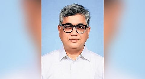 President of Signature View apartment RWA, Amrendra Kumar Rakesh.