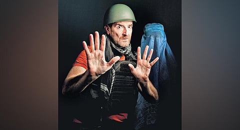 Henry Naylor in a scene from the play.