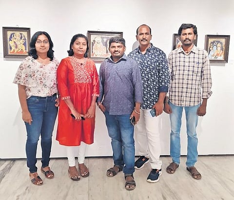 Bharathi Senthilvelan, Bharani Elangovan, Vasudevan Annamalai, K Elangovan and A Moorthi at Durbar Hall