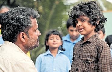 A scene from the movie 'Oh Nanna Chetana'